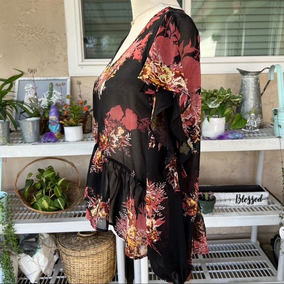 Halogen floral blouse - Picture 2 of 5